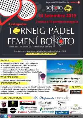 poster del torneo TORNEIG FEMENÍ BOKOTO SUSHI