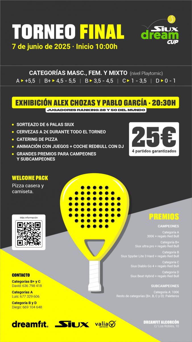 cartel del torneo