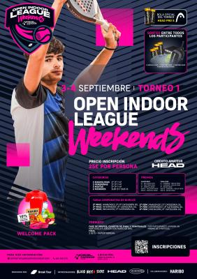 poster del torneo TORNEO 01 OPEN INDOOR LEAGUE WEEKENDS