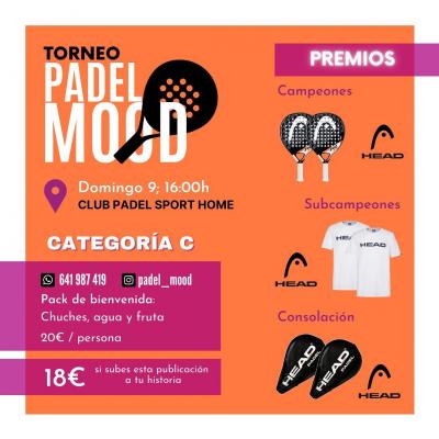 poster del torneo TORNEO PADEL MOOD