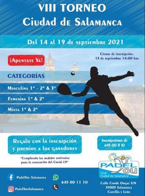 poster torneo VIII TORNEO CIUDAD DE SALAMANCA