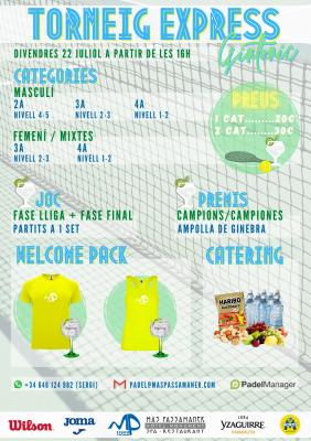 poster del torneo TORNEIG EXPRESS GYNTOMNIC