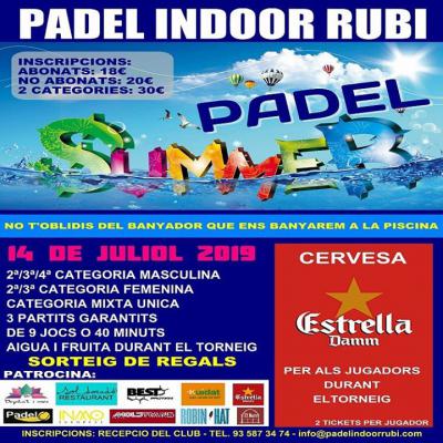 poster del torneo TORNEIG PADEL SUMMER