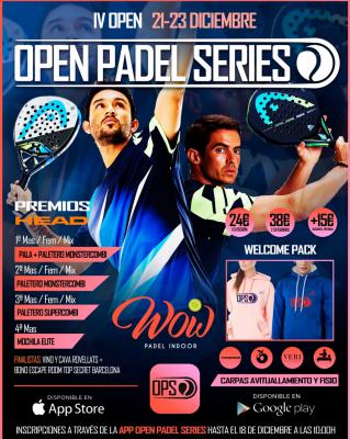 poster del torneo IV OPEN PADEL SERIES