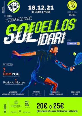 poster del torneo 1ER TORNEIG SOLIDARI SOLO ELLOS