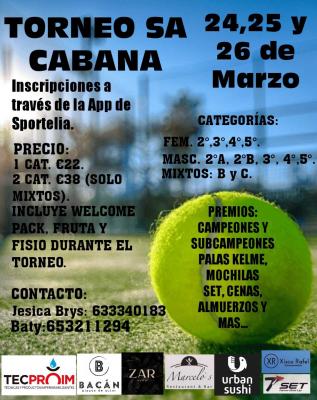 poster del torneo TORNEO SA CABANA