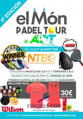 poster del torneo II PRUEBA EL MÓN PADEL TOUR BY PADEL ADT - 6A EDICIÓN