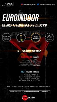 poster del torneo TORNEO NOCTURNO VIERNES 17 FEBRERO & EUROINDOOR