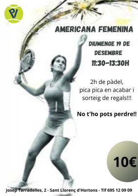 poster del torneo AMERICANA FEMENINA