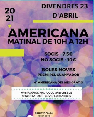 poster del torneo AMERICANA MATINAL