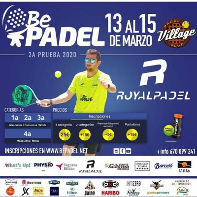 poster del torneo 2ª PRUEBA BEPADEL