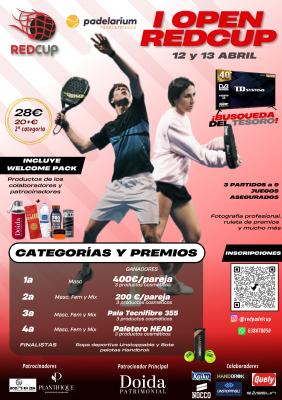 poster del torneo I OPEN REDCUP