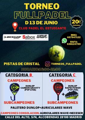 poster del torneo TORNEO FULLPADEL