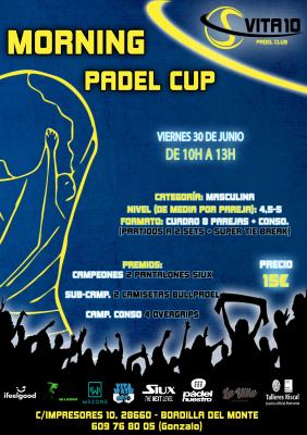 poster del torneo MORNING PADEL CUP