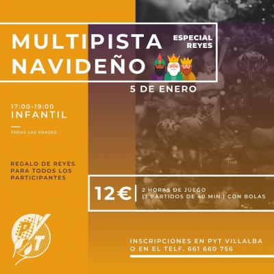 poster del torneo MULTIPISTA NAVIDEÑO ESPECIAL REYES
