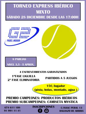 poster del torneo TORNEO EXPRESS IBÉRICO MIXTO