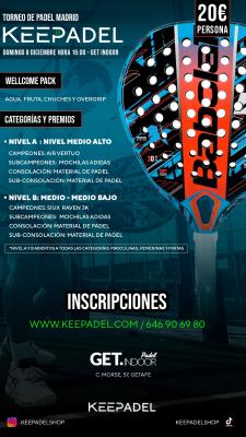 poster del torneo TORNEO KEEPADEL & GET INDOOR