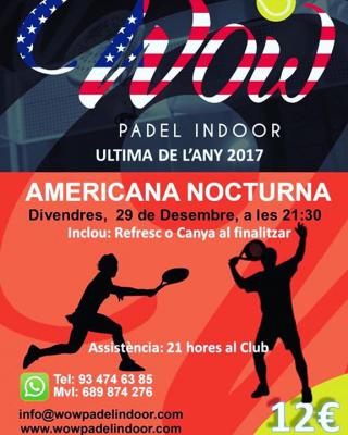 poster del torneo AMERICANA NOCTURNA
