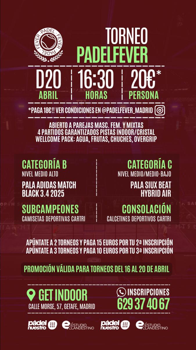 cartel del torneo