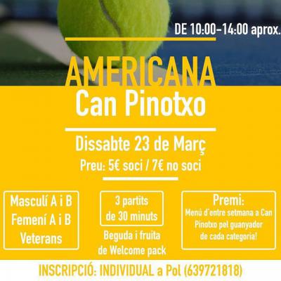poster del torneo AMERICANA CAN PINOTXO