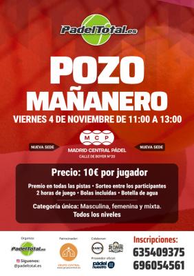 poster del torneo POZO MAÑANERO