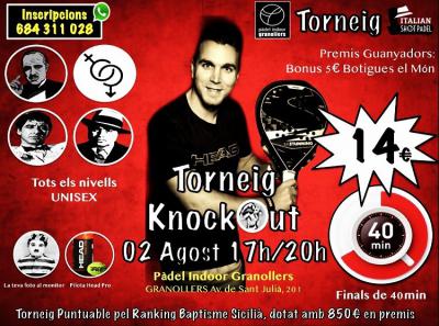 poster del torneo TORNEIG KNOCKOUT