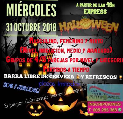poster del torneo EXPRESS HALLOWEEN