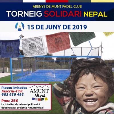 poster del torneo TORNEIG SOLIDARI NEPAL