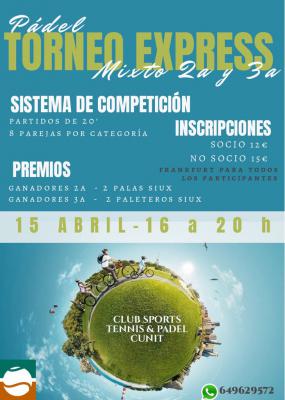 poster del torneo TORNEO EXPRESS MIXTO