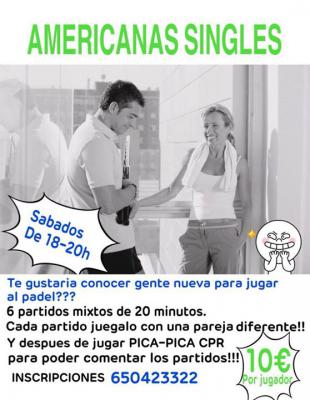 poster del torneo AMERICANA SINGLES