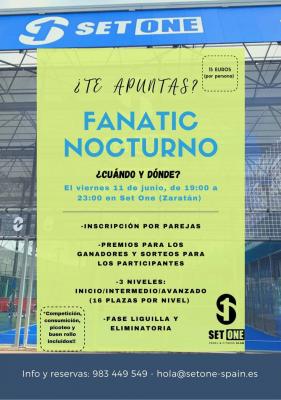 poster torneo FANATIC NOCTURNO