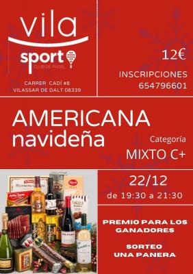 poster del torneo AMERICANA NAVIDEÑA VILASPORT