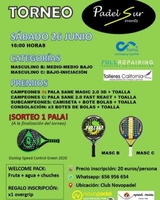 poster del torneo TORNEO PADEL SUR EVENTS