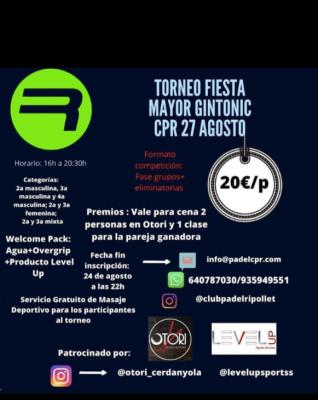 poster del torneo TORNEO DE FIESTA MAYOR