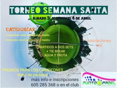 poster del torneo TORNEO SEMANA SANTA