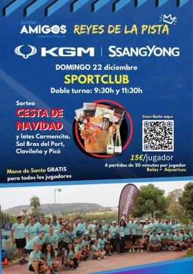 poster del torneo REYES DE LA PISTA KGM SSANGYONG