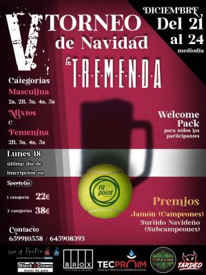 poster del torneo V TORNEO NAVIDAD LA TREMENDA
