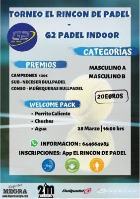 poster del torneo TORNEO EL RINCON DEL PADEL
