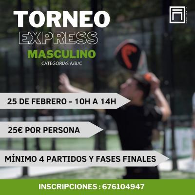 poster torneo TORNEO EXPRESS MASCULINO