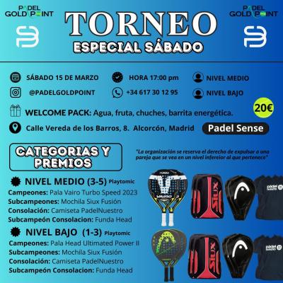 poster torneo ESPECIAL SÁBADO