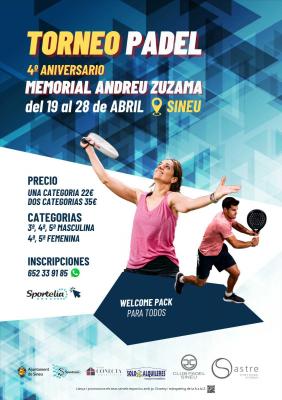 poster torneo 4O ANIVERSARIO ANDREU ZUZAMA