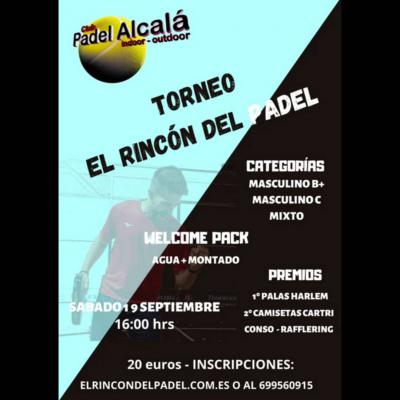 poster del torneo TORNEO EL RINCÓN DEL PADEL