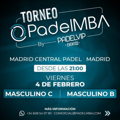 poster del torneo TORNEO EXPRESS PADELMBA BY PADELVIP