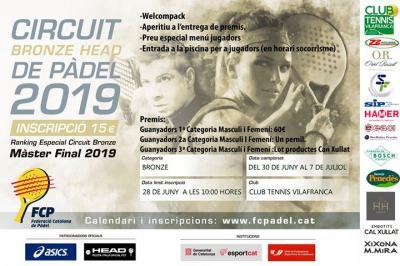 poster del torneo CIRCUIT BRONZE HEAD 2019