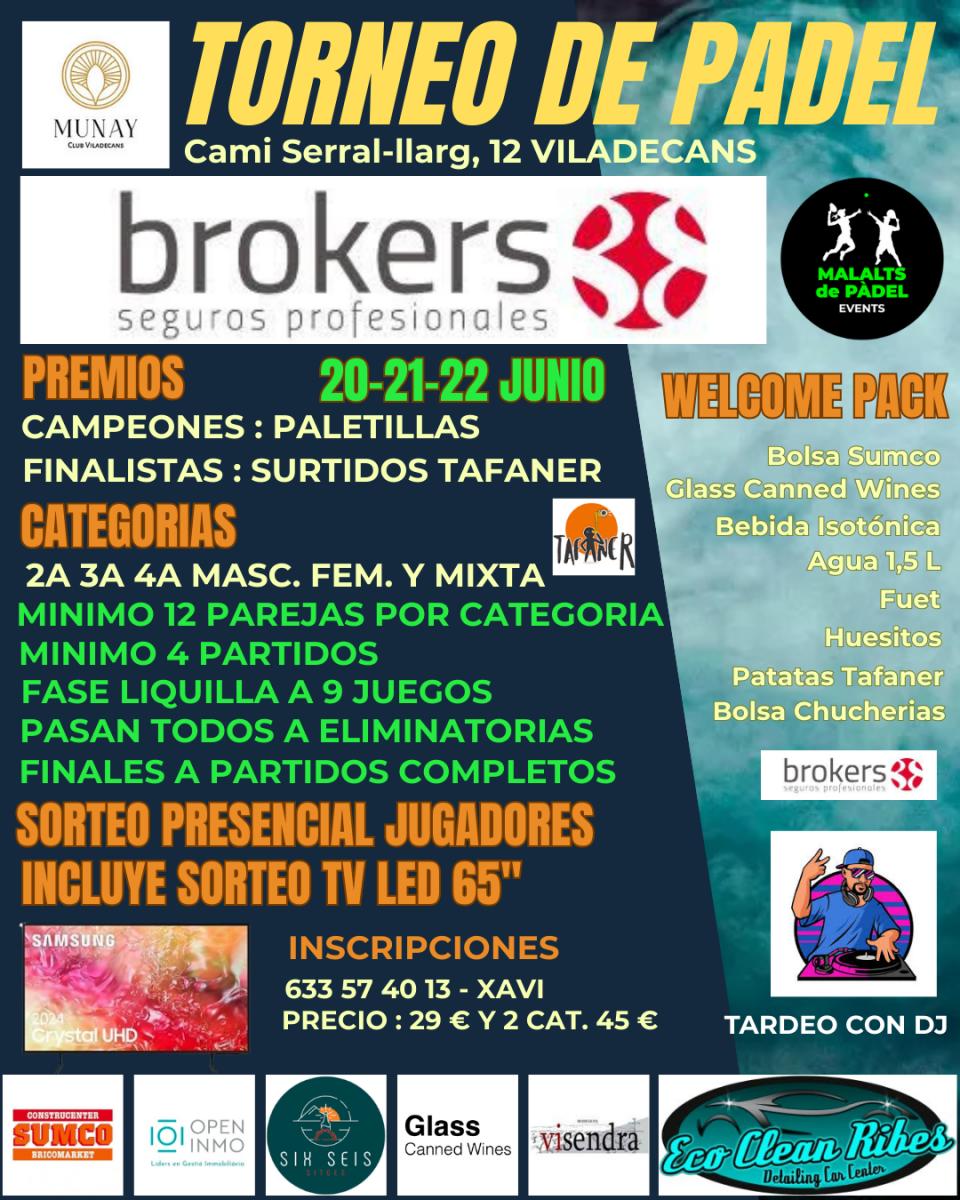 cartel del torneo
