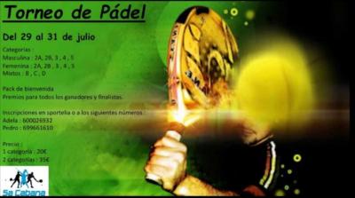 poster del torneo TORNEO DE VERANO