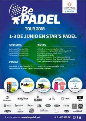 poster del torneo 4ª PRUEBA BePADEL TOUR