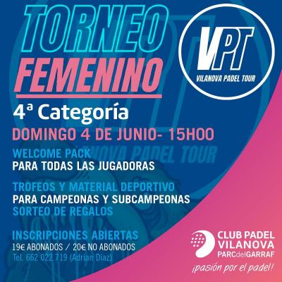 poster del torneo TORNEO FEMENINO