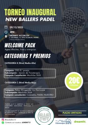 poster del torneo TORNEO NEWS BALLERS PADEL CAT B & C