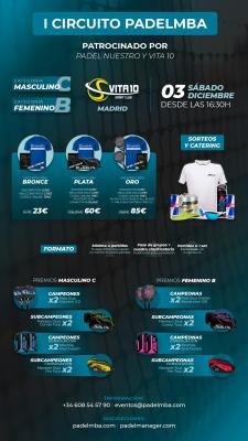 poster del torneo TORNEO PADELMBA BY PADELNUESTRO
